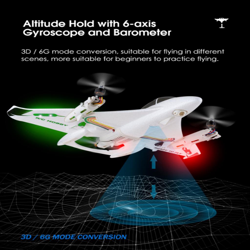 W500 Brushless Aerobatic Remote Control Aircraft Multifunctional RC Aircraft Toys