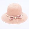 Chapeau de Paille Femme Mode Nœud Fleur Perles Été Grand Bord Chapeau de Plage Extérieur Pliable