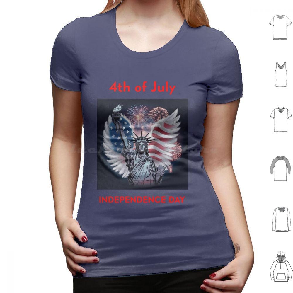 Day 4 July T Shirt Cotton Men Women DIY Print Flag America Day Usa Patriotic American 4th Of July American Flag Patriot Day