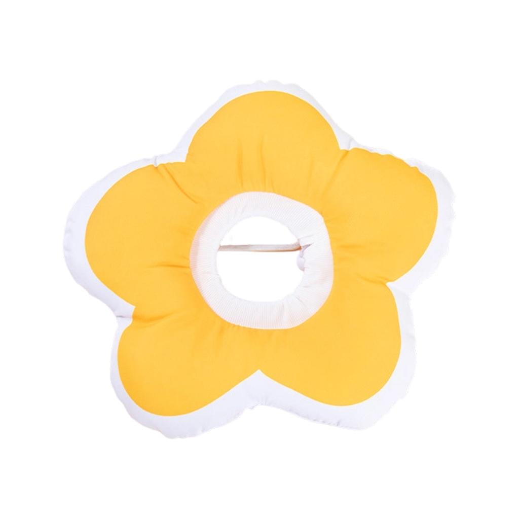 Pet Recovery Soft Protective Collar Flower Shape Adjustable Dog and Cat Cone Comfort Neck Guard for Post Surgery and Grooming