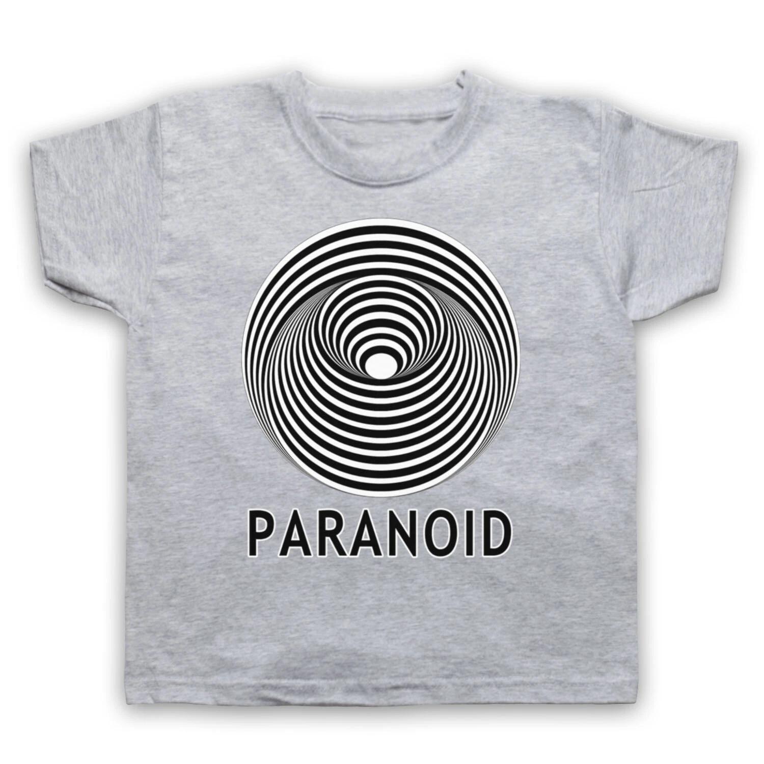 SABBATH PARANOID VERTIGO ЧЕРНАЯ ХЕВИ-МЕТАЛ ИЛЛЮЗИЯ ДЕТСКАЯ ДЕТСКАЯ Футболка 120