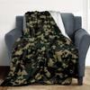 Camouflage Flannel Blanket Throw Blanket Soft Warm Sofa Bed Camping Car Home Decor Unique Christmas Gift C9301444