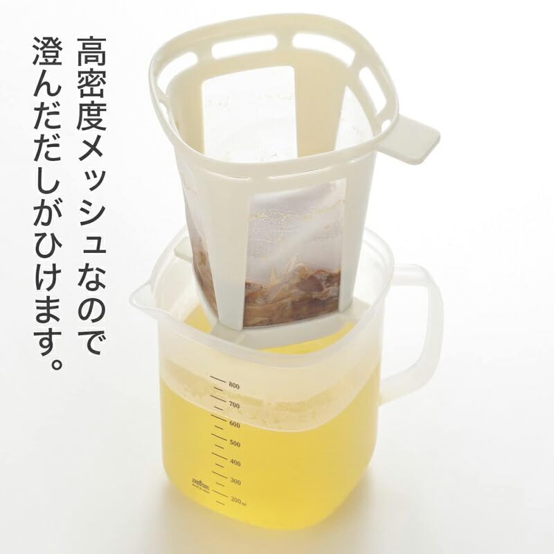 Microwave Dashi Cooker Dashi in the Quick Cooking with Bonito and Niboshi Made in Japan with NEIGHBOR CLOWN RC Sticker [Make Microwave] Flakes, Kombu,