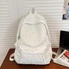 Schoolbag Korean Star Printed Backpack Female Student Large Capacity Light Commuter School Bag High Value Casual Backpack