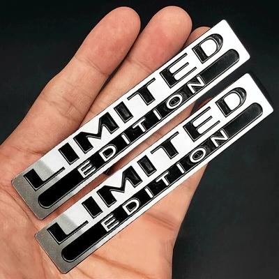 2 ks kovová limitovaná edice 3D nálepka odznaku na karoserii auta, emblemat na kufr, blatník, doplněk pro auto, motocykl, kolo