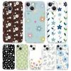 Phone Case For iPhone 17 Cases iPhone Air 16 15 12 13 14 Pro Max 7 8 Plus 16Pro iPhone11 Clear Soft Cover Elegant Flower