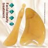 1/2Pcs Face Eye Spa Massager Plate Skin Scraping Resin Guasha Massage Board For Head Neck Back Body Legs