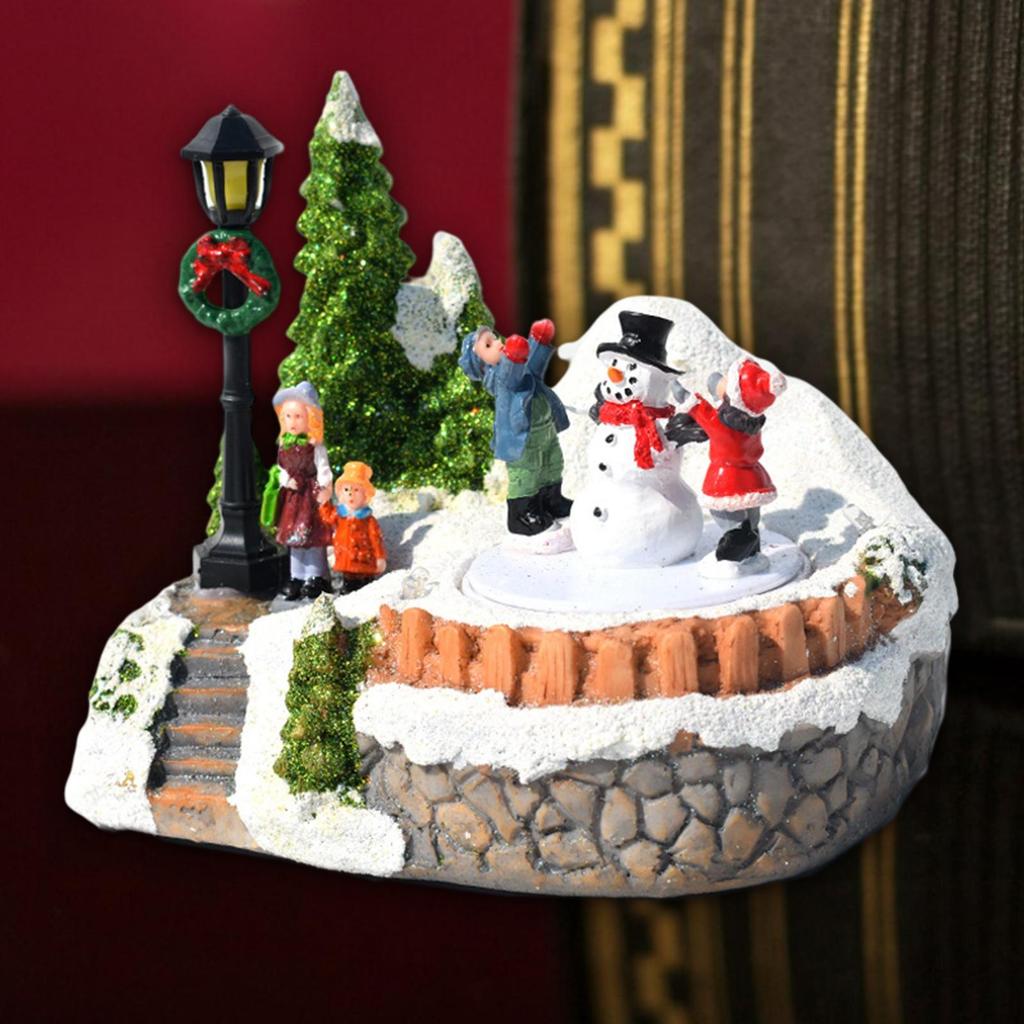 Music Box Christmas Gift Desktop Ornaments Home Decoration Gifts for Children Year