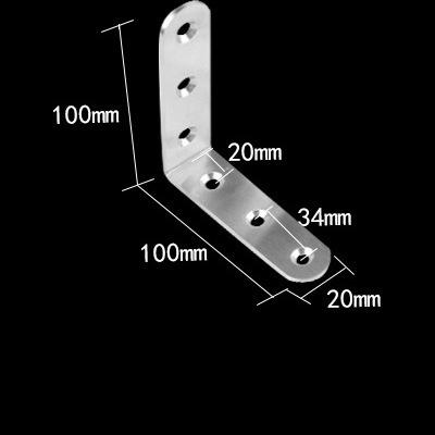 Angle Stainless Steel Corner Brackets Glass Fasteners Protector Nine Size Corner Stand Supporting Furniture Hardware