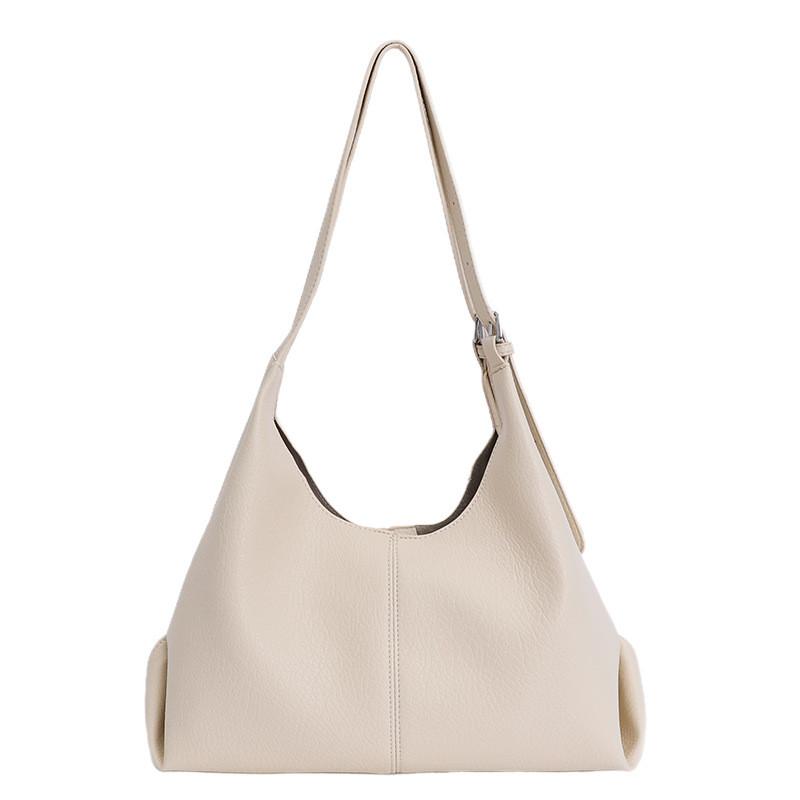 IELGY Women’s Leather Tote Bag - Stylish & Spacious Commuter белый