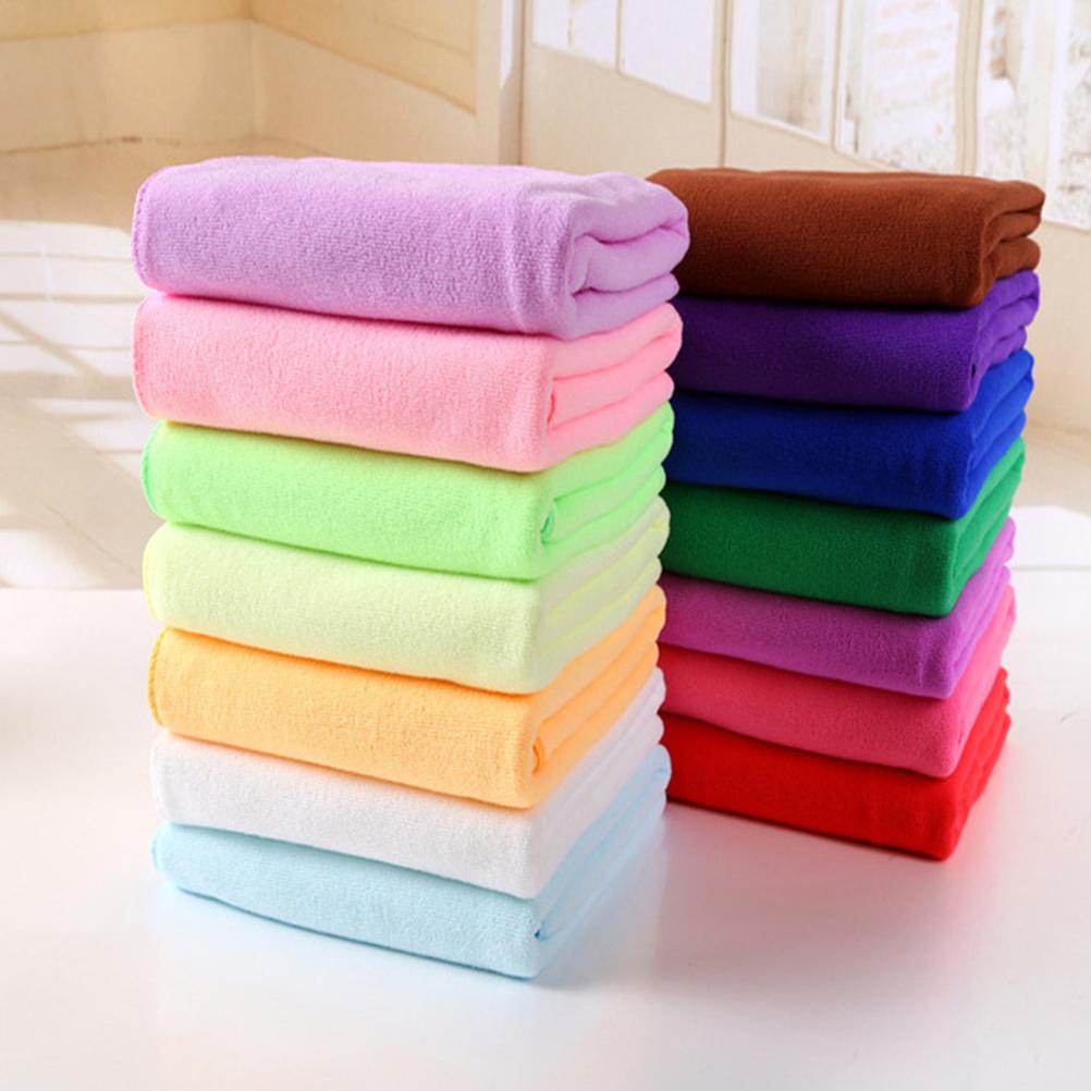 Dry Bath Towel Microfiber For Spa Spa Towels Beach Swimming Camping Towel For Bathing Travel Light Yellow