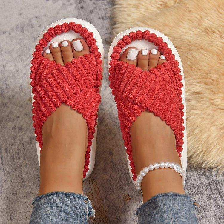 

Мода Осень Зима Мода Женские Слипоны Платформа Домашние Тапочки Повседневная Обувь для Женщин Мужчин Пары Удобная Обувь 36-37