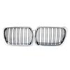 For BMW E36 3 Series 1997-1999 Car Grille Double Line Front Kidney ABS Front Hood Grill Black 51138195152 51138195151 Parts
