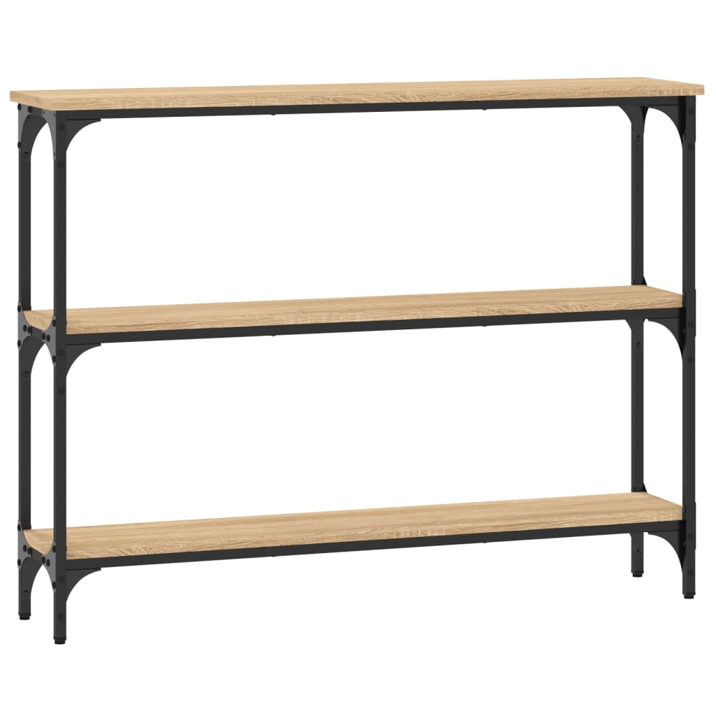 Console Table Sonoma Oak 100x22.5x75 cm Particleboard