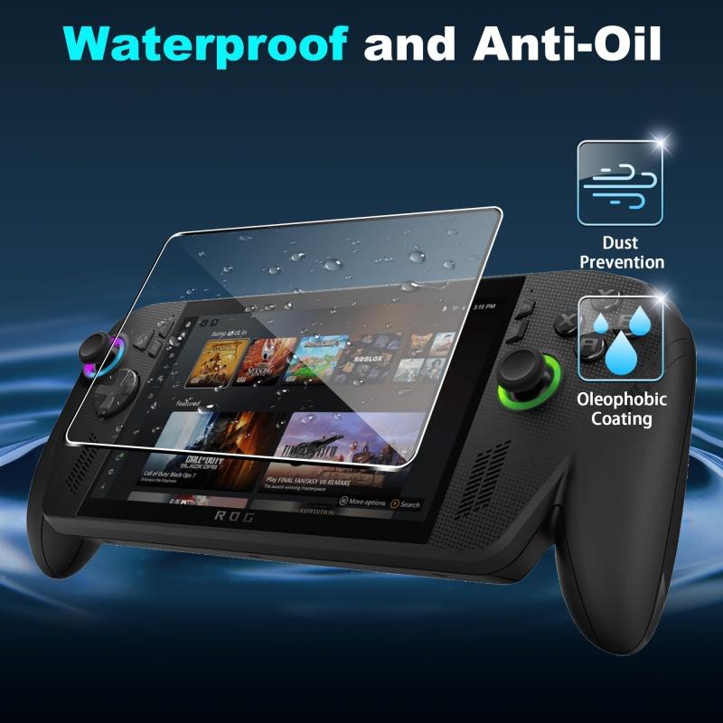 Für ROG Xbox Ally X Gehärtetes Glas Displayschutzfolie 9H HD Kratzfestes TPU Hülle Schutzglas für ROG Xbox Ally Zubehör
