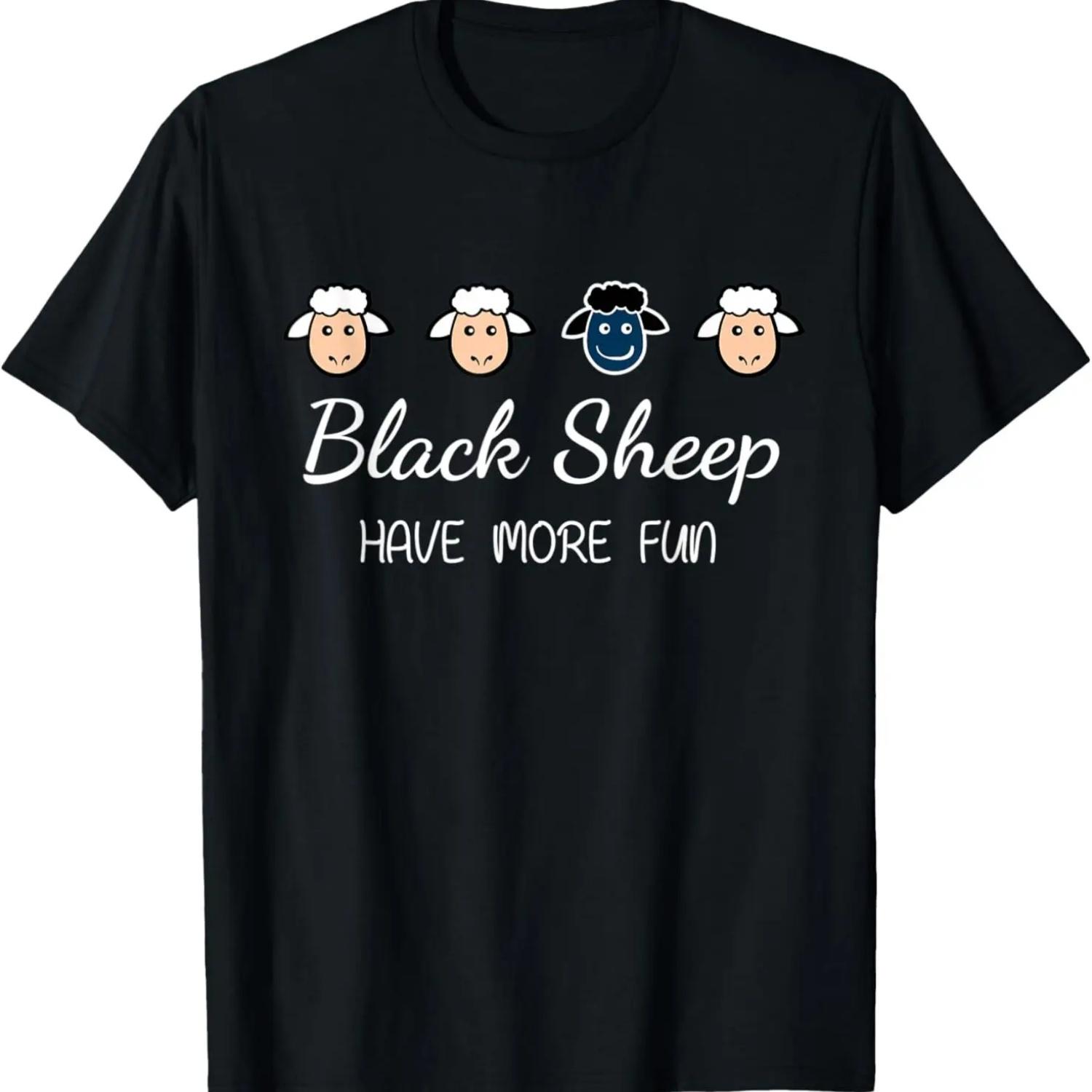 

Black Sheep Have More Fun Black Sheep Of the Family T-Shirt S чёрный