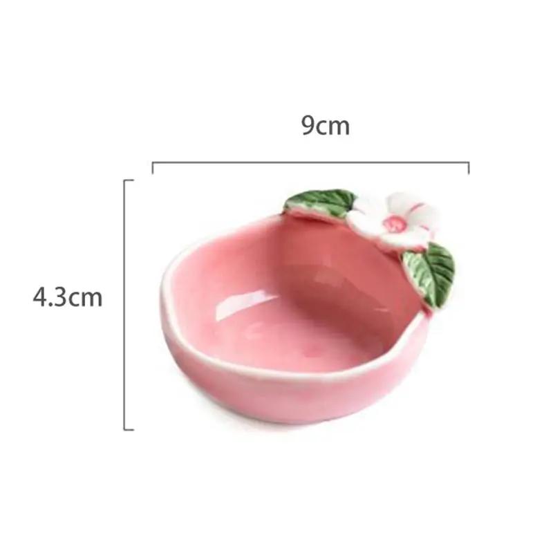Ceramică gheață-crapată glazură mic fel de mâncare condimente de uz casnic Hotel Restaurant înmuiere condimente bol sos oțet feluri de mâncare farfurie