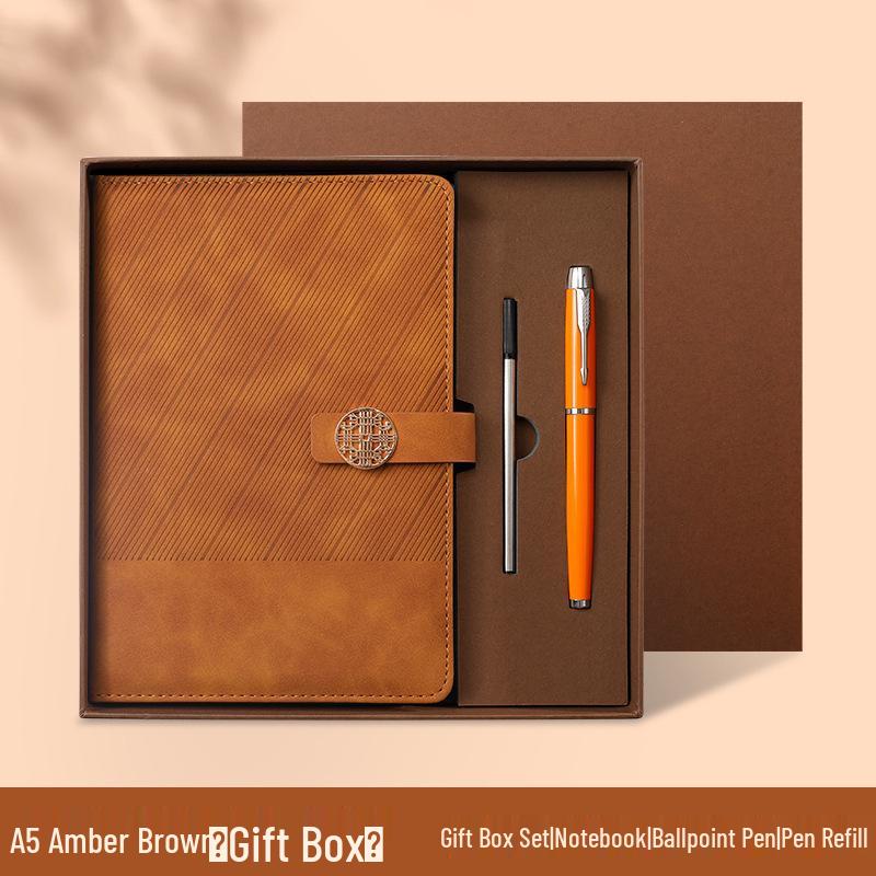 Custom Notebook & Diary Gift Set with Logo for Company Event or Student