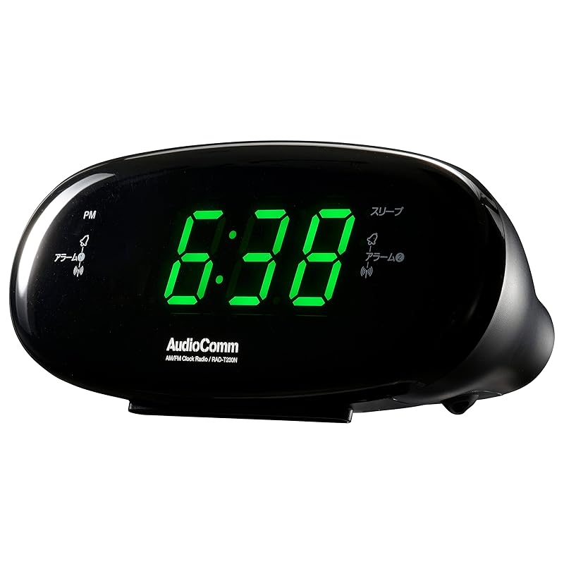 

Ohm (OHM) Electric AudioComm clock radio alarm clock digital alarm clock with radio alarm clock radio AM/FM Easy-to-read uppercase display AC power