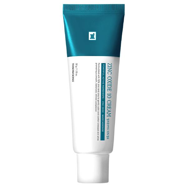 Zinc 10% Cream 50g. Zinc Oxide Formula. Skin Soothing, Trouble Care, Redness, Skin Barrier Care.