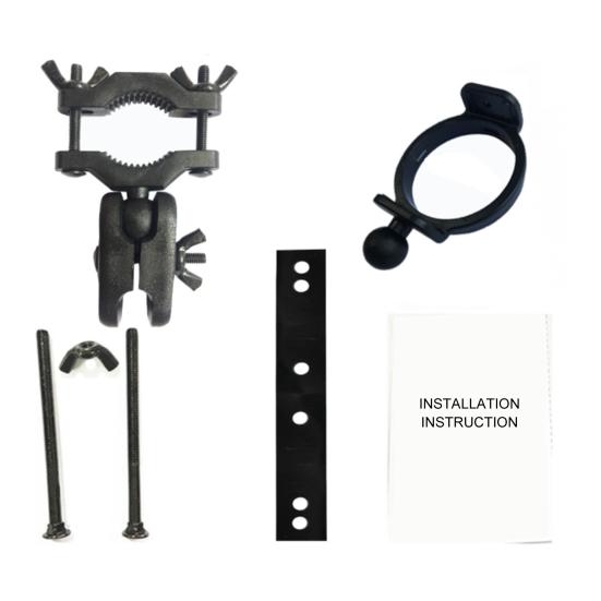 Vysoce kvalitní držák zpětného zrcátka odolný černý stabilní