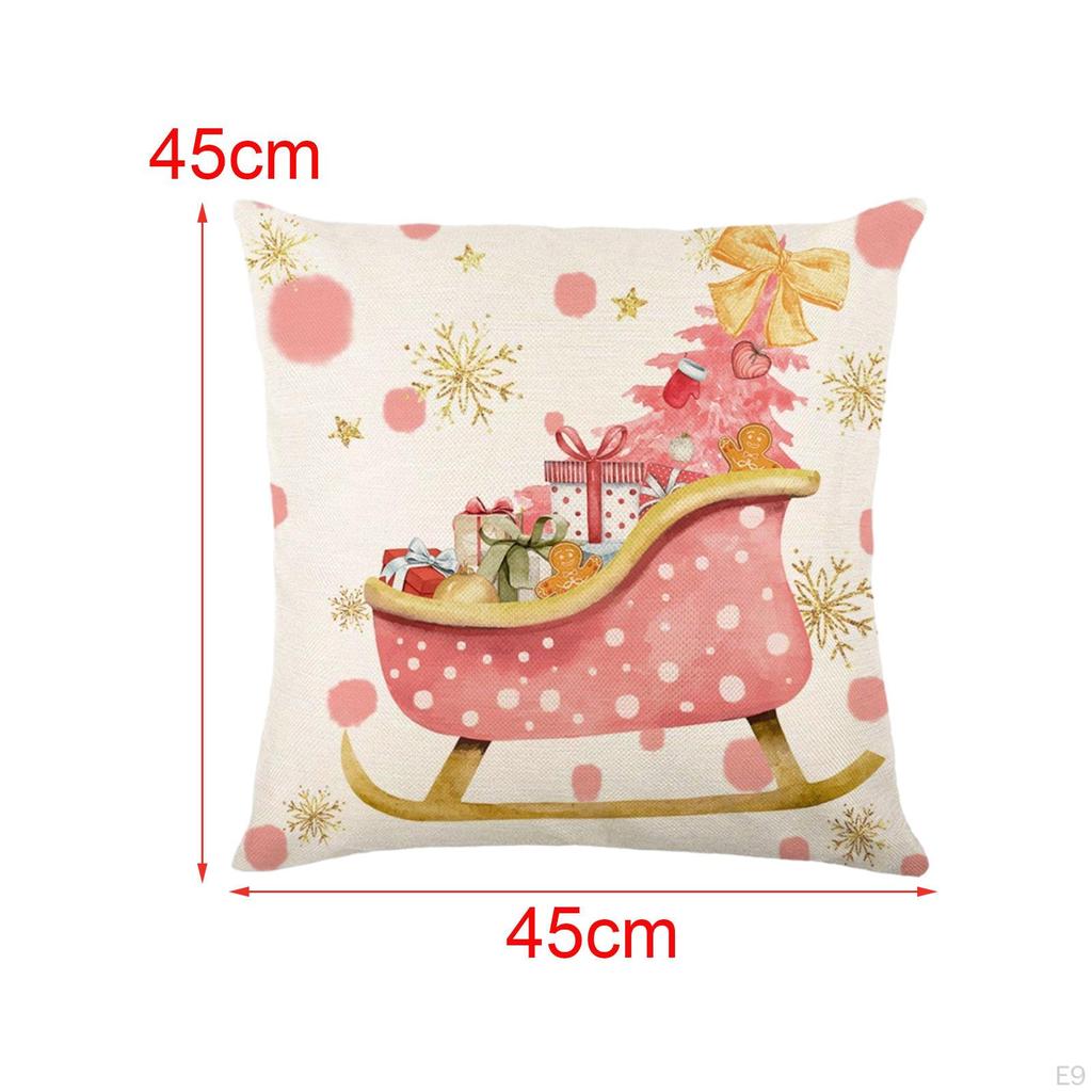 Christmas Pillow Case, Decoration, 45x45cm, Gift