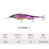 18g 11cm/4.3in 12 Colors Floating Minnow Lure with Barbed Treble Hooks#6 Long Casting Minnows Sea Fishing Minnow Fishing Lure