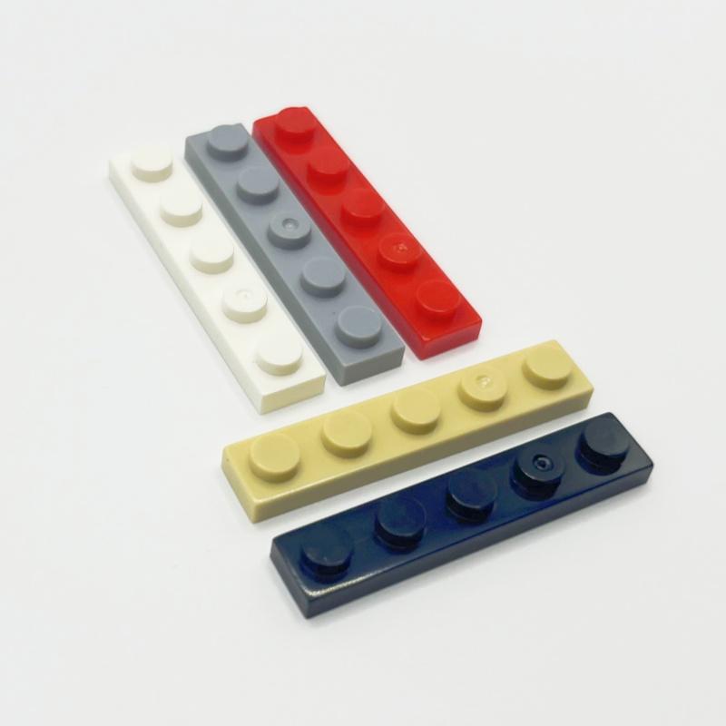 78329 Plate 1 x 5 Bricks Collections Bulk Modular GBC Toys For Technical MOC DIY Building Blocks Compatible