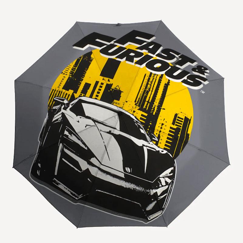 

Fast Furious Car Automatic Open/close Umbrella, Heavy-Duty Iron Frame, Folding Portable Design, Travel, Everyday Use 201
