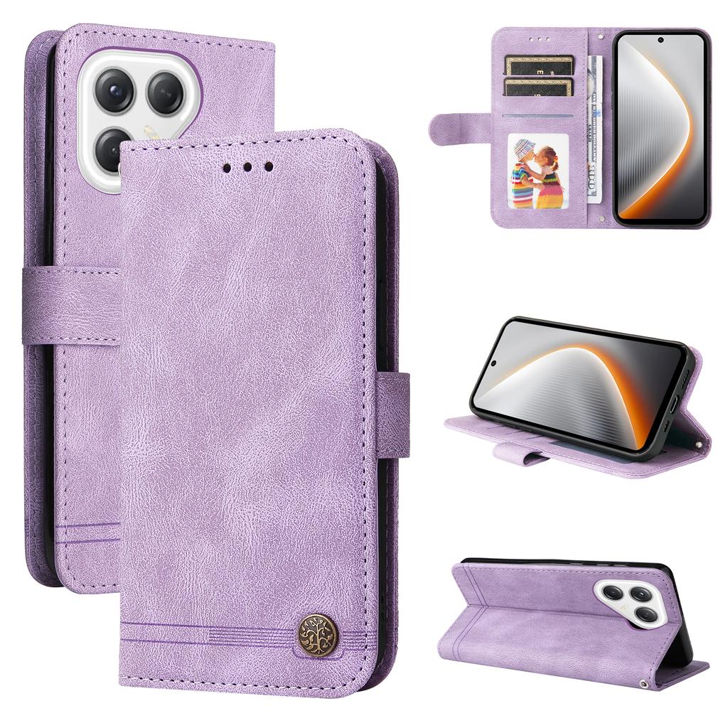 For TECNO Pova 7 Ultra 5G Leather Wallet Cases Skin Touch Phone Cover Stand with Strap