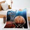 Basketball Sports Blanket Lamb Fleece Crystal Fleece Double Blanket Blanket
