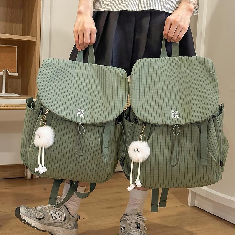 

Клетчатый легкий рюкзак для студентов колледжа и старшеклассников - Большая вместимость для путешествий на открытом воздухе Small