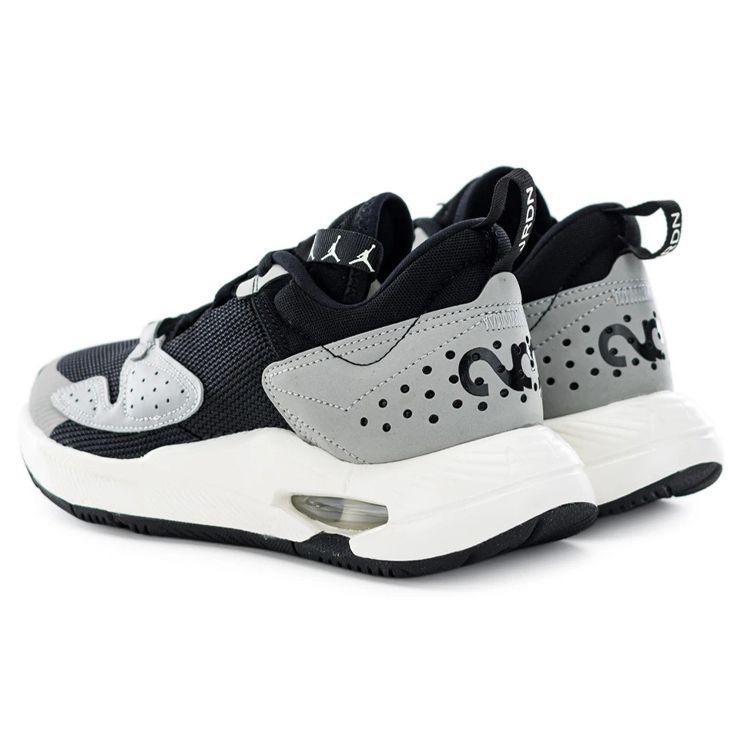 Jordan Air Cadence Cushioning Low Top Casual Shoes Kids Sneaker Black Gray CQ9233-002