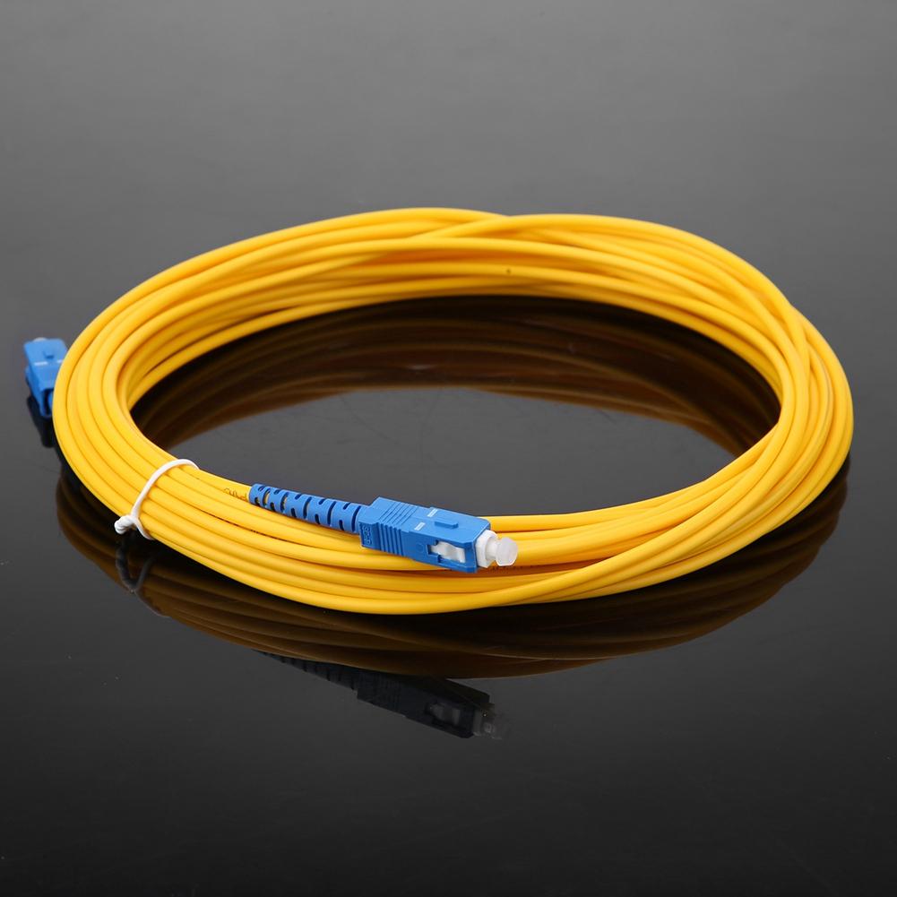10m 11yd SC To SC Duplex Fiber Patch Cord Jumper Cable Single Mode Patch Cord