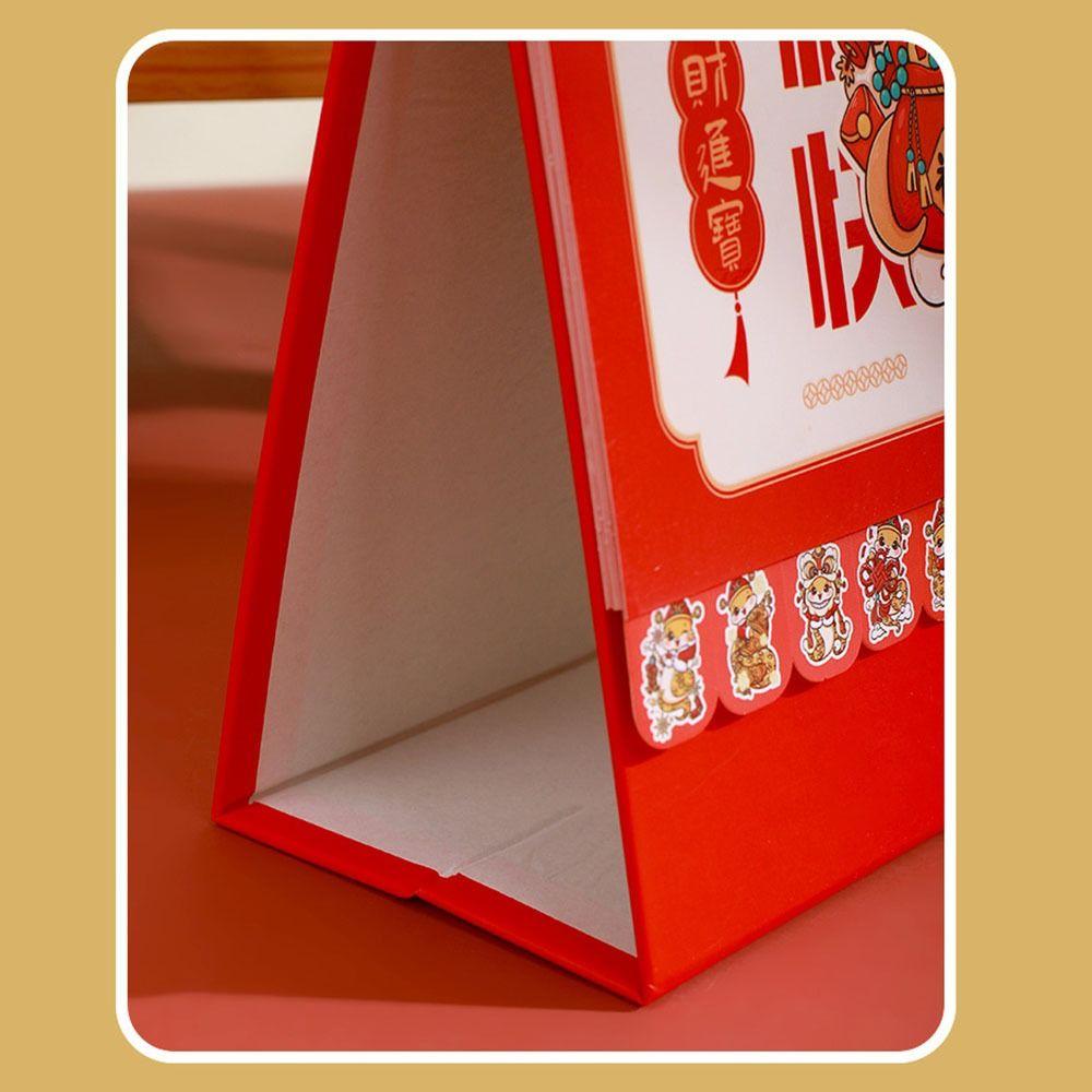 Steh-Flip 2025 Schreibtischkalender Täglicher Monatlicher Tischkalender Student