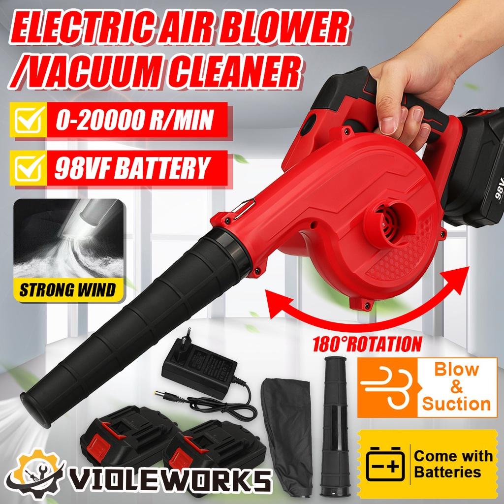 2 V 1 2200W Akumulátorový elektrický fukar foukání sání 180 stupňová rotace sběrač listí prachu čistič pro baterii Makita 18V