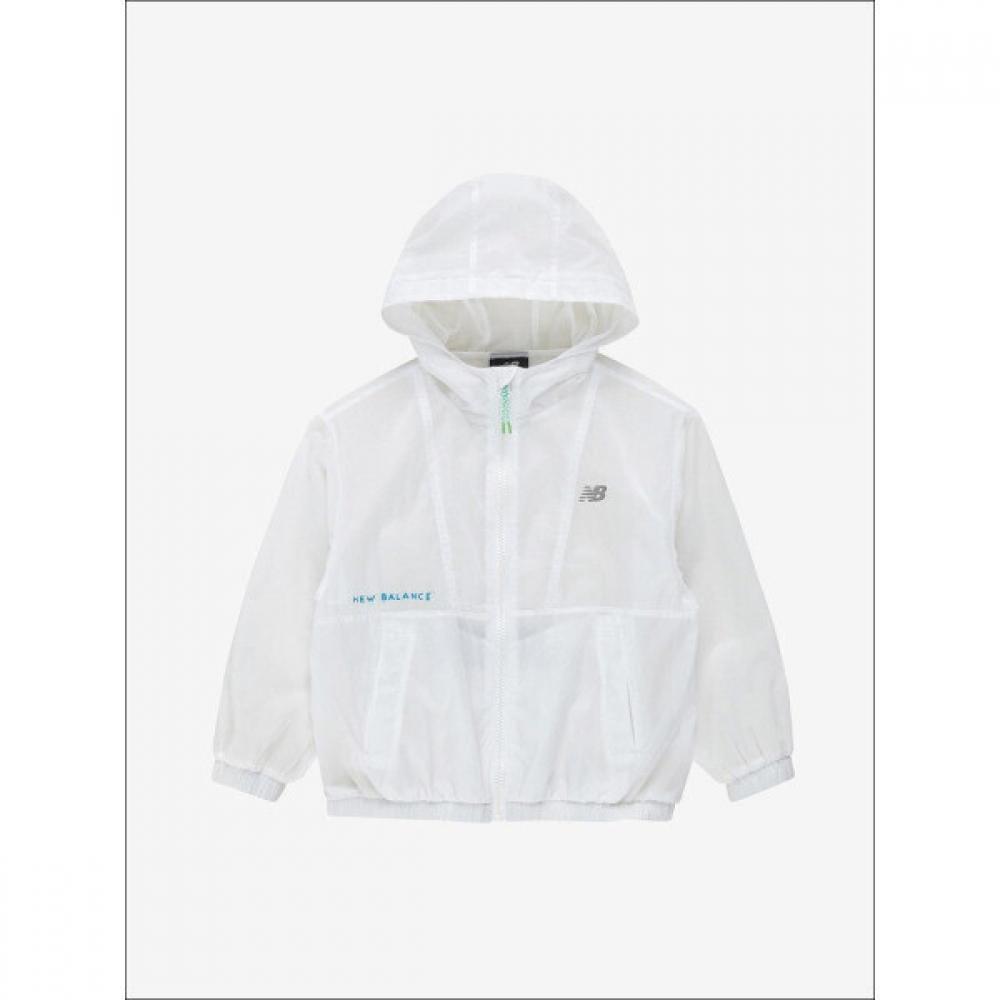 NeW Balance Girls Summer LightWeight Windbreaker Nk9ag2501u W (10)White/100