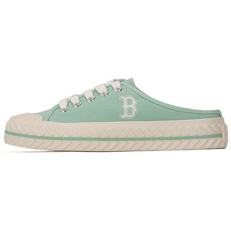 MLB Playball Origin Mule Low-Top Skateboard Shoes Unisex Green Sneakers 38