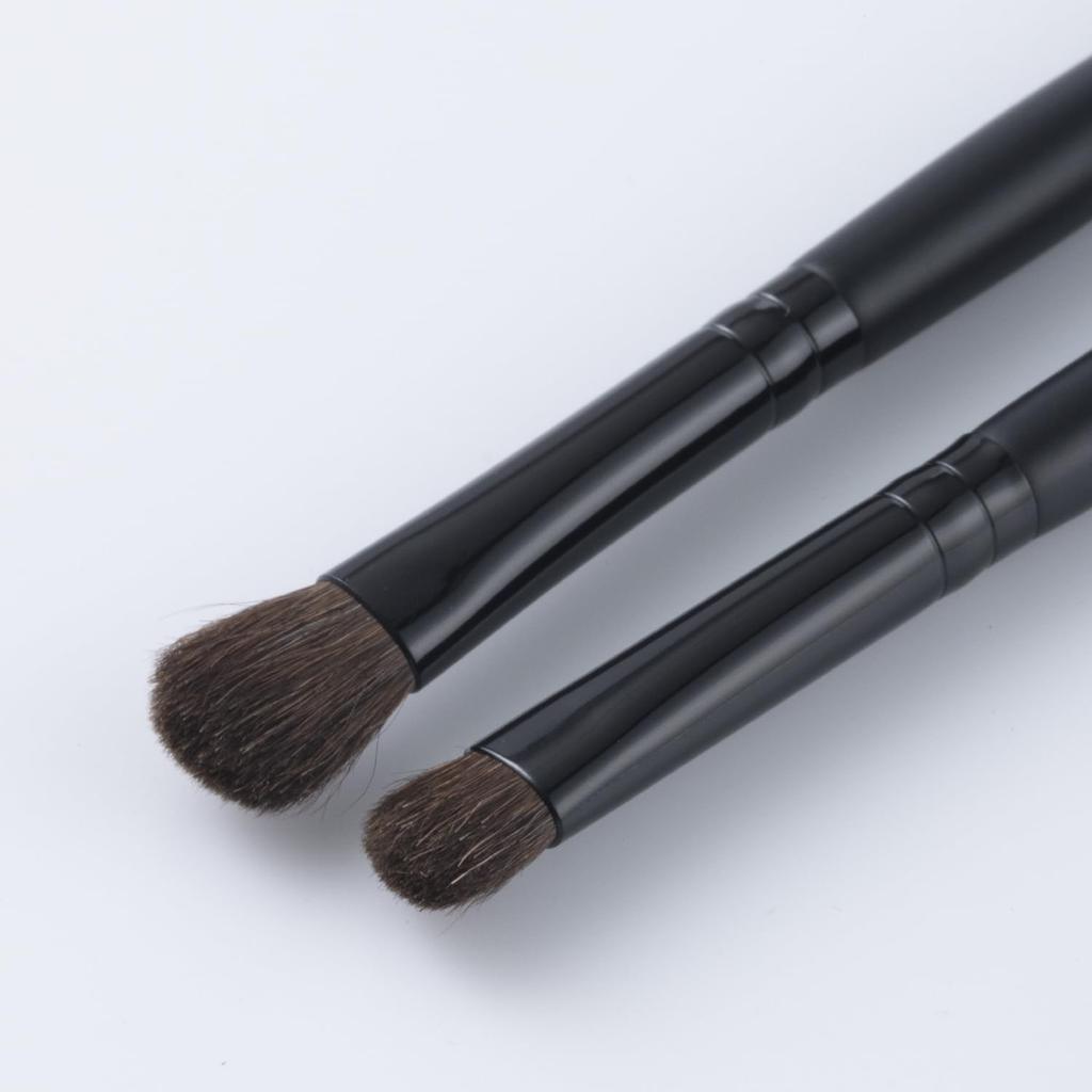 Kai Cosmeup Eyeshadow Brush Set Makeup Assortment (Horsehair) Brushes, 2-Piece
