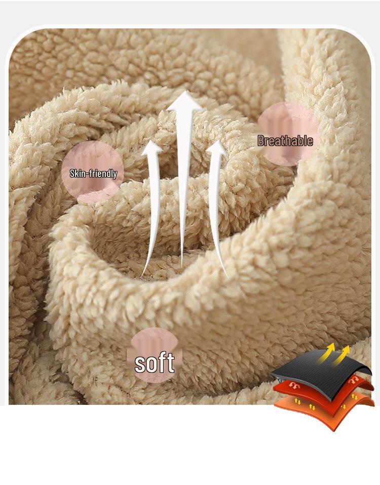 Autumn & Winter Fleece-Lined Floral Cardigan for Moms & Grandmas