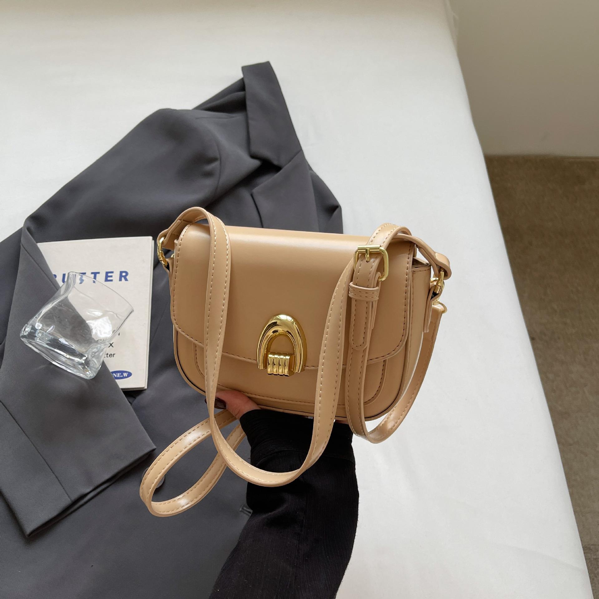 

Saddle bag women s high-end small bag 2025 new popular casual versatile fashion shoulder bag popular messenger bag хаки