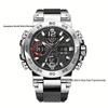 Sports Watch Tech Black Trendy Luminous Design For Teens Men And Students