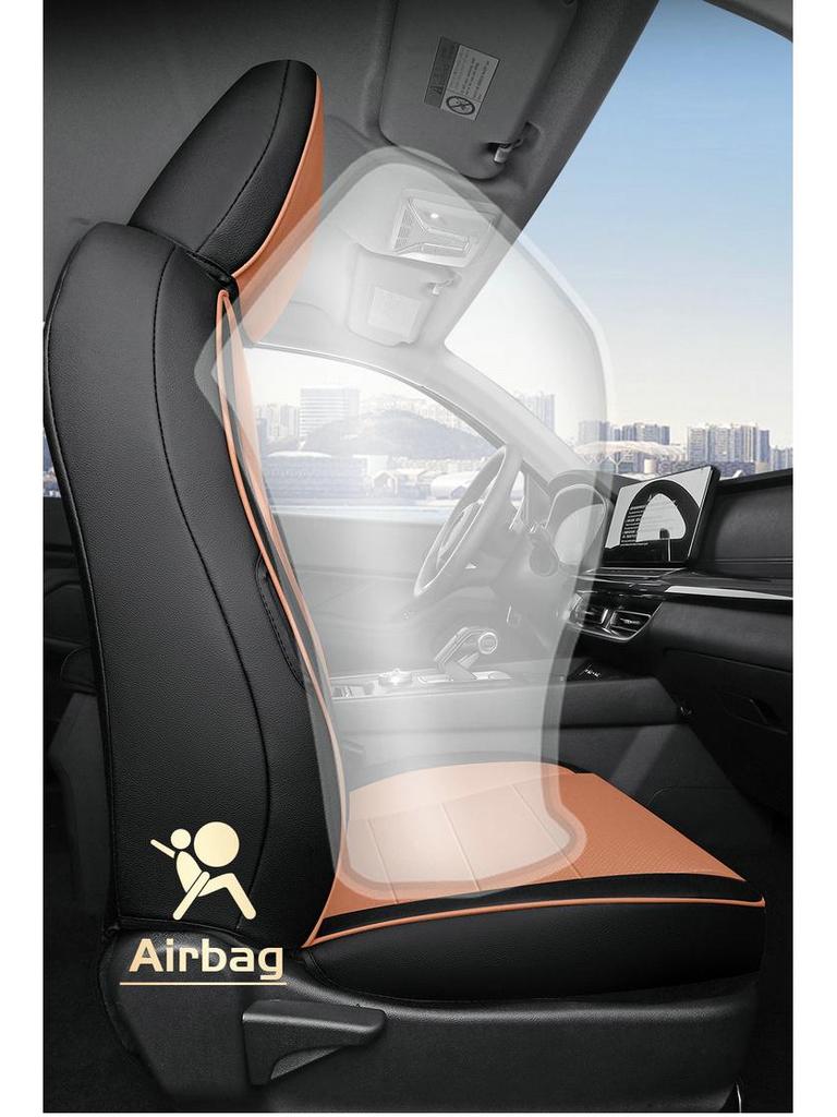 New Model Leather Car Seat Cushion for Great Wall Cannon - Five-Seat, Universal Fit, All Seasons