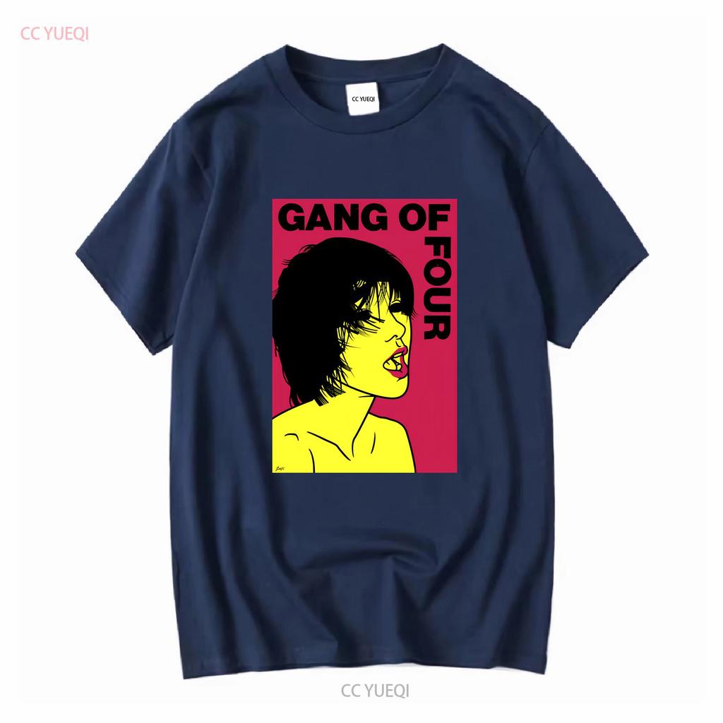 Gang Of Four Punk Rock T Shirt Unisex S 3xl Vintage Washed Versatile Homme Designer Clothes Stylish Breathable