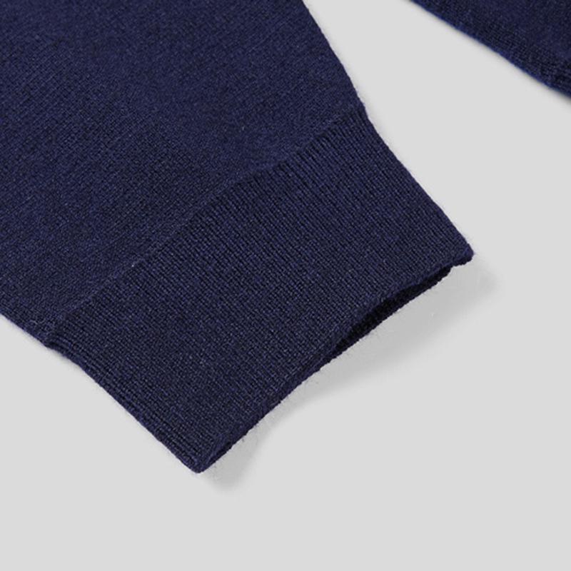 Men's Autumn Round Neck Solid Color Casual Sweater