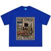 More Espresso Less Depresso Japanese Funny Cat Meme Tshirt Unisex Unisex Vintage Fashion Tshirt Summer Loose Casual Cotton Tshirts