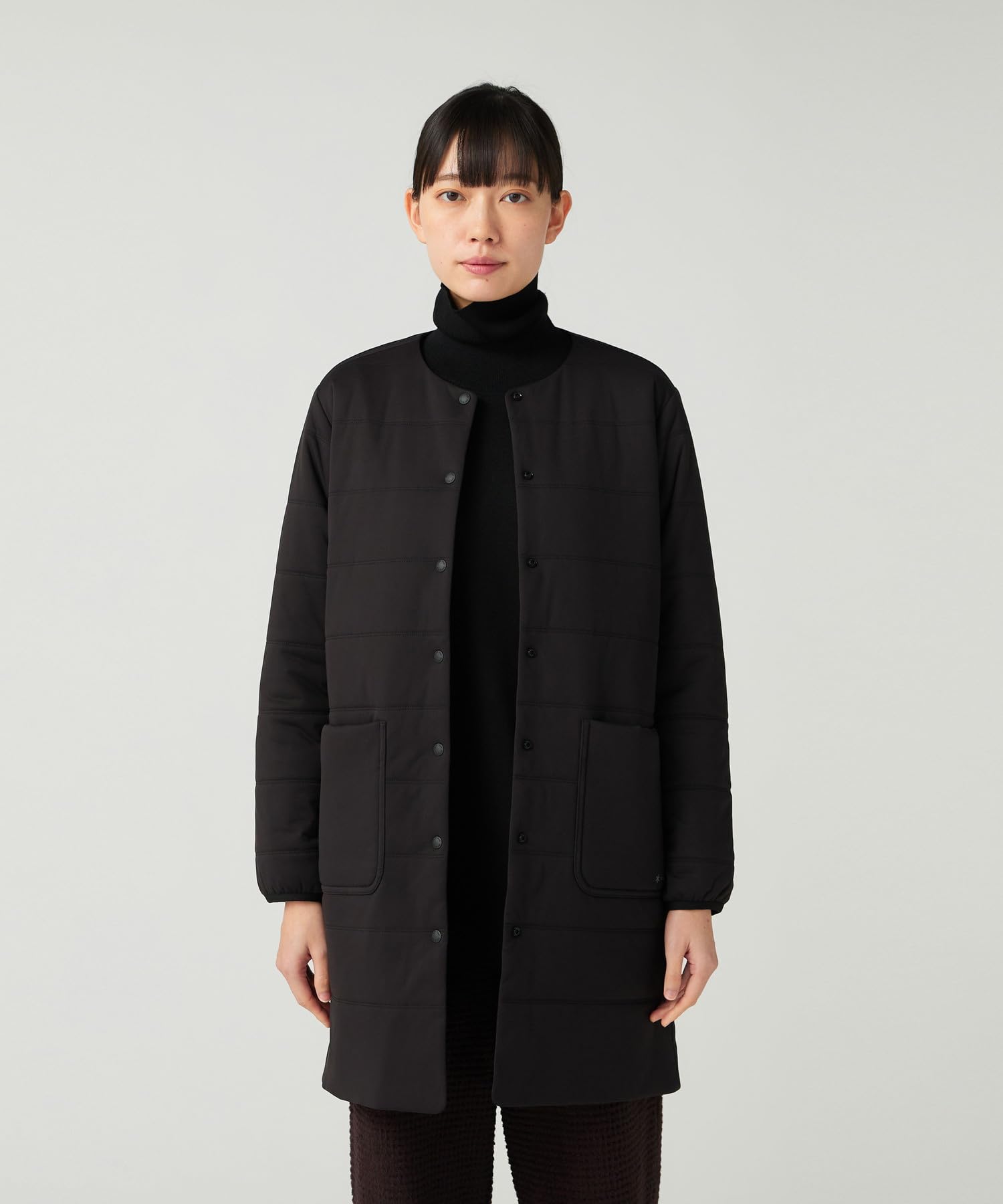 

Snow Peak Flexible Insulated Long Cardigan Size 3 SW-25AW001, Women s, Black, чорний