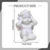 Angel Statue Resin Sculpture Decoration Retro Nordic Style Desktop Ornament for Living Room