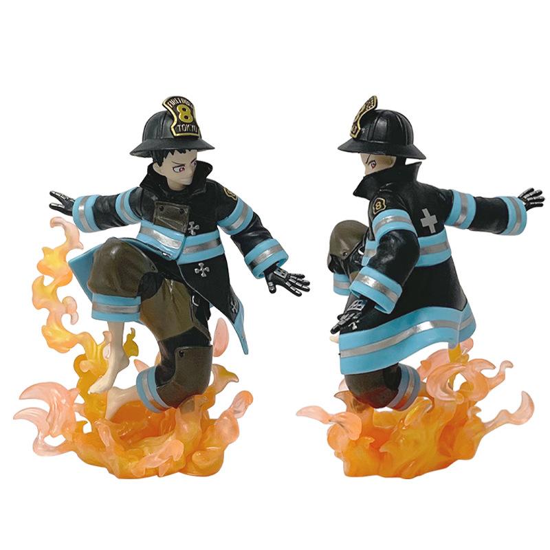 

Anime Fire Force Shinra Kusakabe Anime Action PVC Model Toy Desktop Decoration Gift