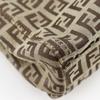 FENDI Zucchino Handbag 8BH132 Brown Nylon canvas Women Used